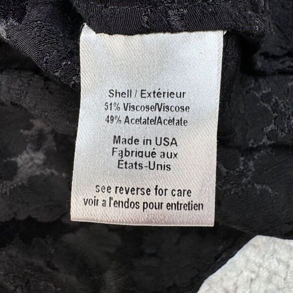 Caroline Constas Black Bette Blouse Balloon Sleeves - Picture 4 of 11